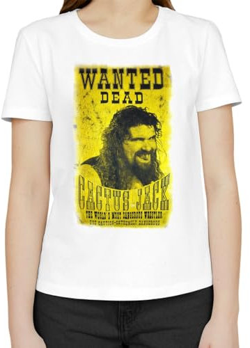 Cactus Jack Poster Camiseta Clásica De Mujer con Cuello Redondo y Manga Corta X-Small