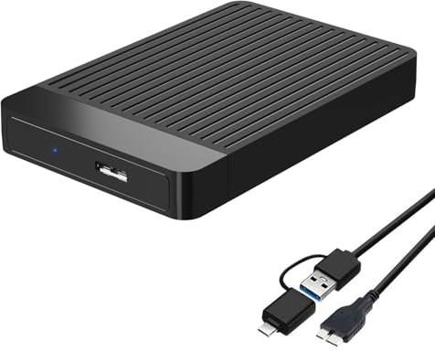 Tianken Disco duro externo portátil ultradelgado de 250 GB, 2.5 pulgadas, USB 3.0, almacenamiento HDD para Mac, PC, portátil, PS4, Xbox One