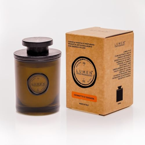 Lumen - Candela Profumata in Barattolo Vetro (Chinotto e Zagara 200ml)