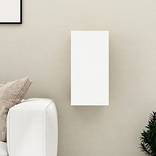 Gecheer Meuble TV blanc chêne Sonoma 30,5 x 30 x 60 cm en bois multicouche, meuble TV moderne, meuble TV, meuble TV, meuble TV, meuble de salon, meuble de salon, meuble TV