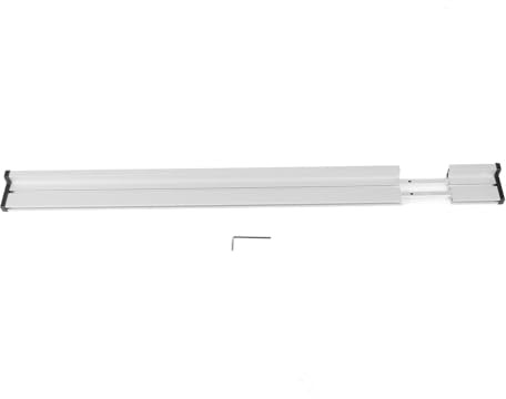 Aramox Verstellbarer Gehrungsanschlag, Aluminium, 1100 1460 mm | Parallelanschlag, Aluminiumlegierung, erweiterbar, für Kreissägen, korrosionsbeständig