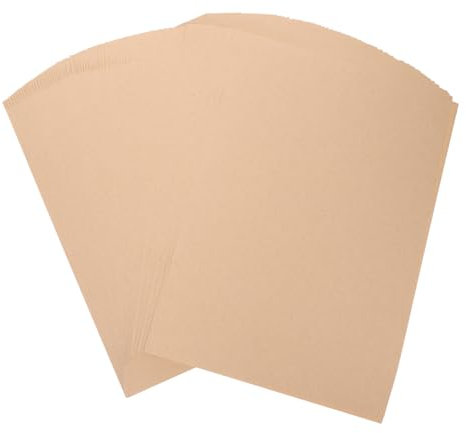 FUNNETOYU 100blatt Selbstklebende Bedruckbare Etiketten Aus Braunem Kraftpapier Für Drucker Scrapbooking Und Bastelprojekte Lagerbehälter Etiketten