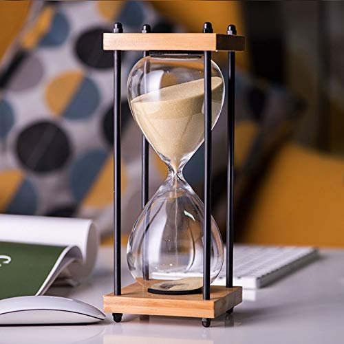 Sablier – Horloge de sable décorative pour bureau, maison, anniversaire, thé et café – Minuteur élégant pour la décoration de bureau et la gestion du temps