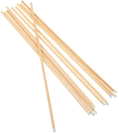 Sosoport 10stücke DIY Holz Puppensteuerstab Handpuppen Bedienstab Für Schattenpuppen Bastelstäbe Puppenarm Bewegungssteuerstab