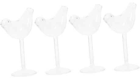 TOPPERFUN Bicchiere Da Cocktail in Vetro Contenitore Per Vino Bicchiere Forma Di Per Cocktail e Succhi