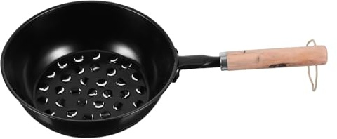 Hemobllo Accendifuoco per Stufa Cestino per Accendifuoco Porta per Stufa Arrostitore per Castagne Pentola da Campeggio Contenitore per Barbecue