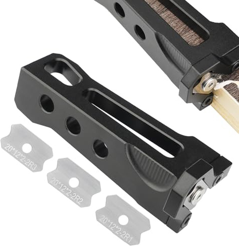 Byuexhp Raboteuse d'angle - Outil de rabot à bois portable pour lisser et tailler la - Coupe-bordures durable pour bandes de chant en placage de bois, PVC, mélamine