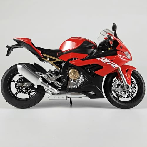 För S100RR Diecast Motorcykelmodell Leksaks Heminredning Racingmodell Present För Barn 1:12