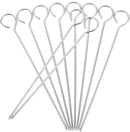 Roleader Dispositivos Porta Mechas de Acero Inoxidable 10 Piezas Aguja Afilada para Alineación de Mechas en Kit para Hacer Velas Caseras