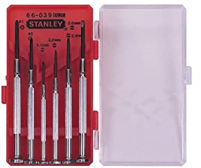 STANLEY Screwdriver Set, Jewellers Precision, 6-Piece (66-039)