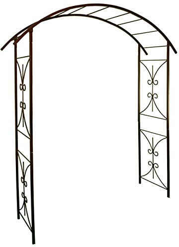 LOUIS MOULIN Arche Tube carré pour Plante grimpante Fer Vieilli 180 x 50 x 220 cm 3026 - Made in France