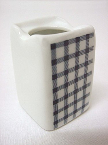 PALILLERO Palillos PEQUEÑO Porcelana Vichy Azul