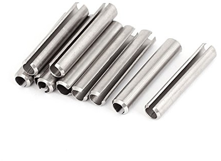 Aexit M6 x Stifte 35 mm 304 Edelstahl Split Spring Rolle Holzstifte Spannstifte 100