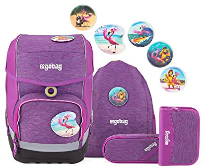 Ergobag Cubo MIXMAX Edition Insel HoppBär Schulranzen Set 5tlg.