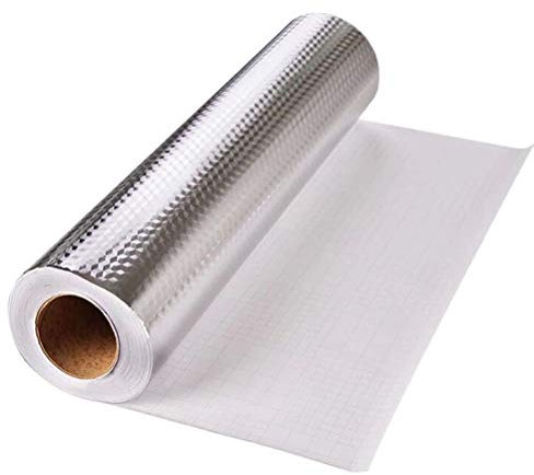 Adesivo parete autoadesivo, impermeabile foglio di alluminio olio resistente per cucina (40cm *)