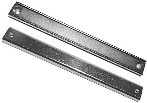 LeBigMag® | 2 extrem Starke Neodym Mini Magnetleisten | 12 cm lang | 1,35 cm breit | 40 kg Haftkraft | zum anschrauben