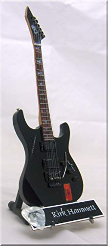 KIRK HAMMETT Miniatur Gitarre METALLICA mit Plektrum