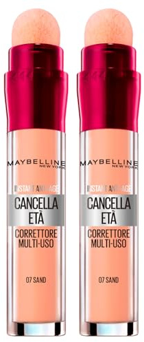 2x Maybelline New York Il Cancella Età Correttore Liquido Multiuso Colore 07-2 Correttori
