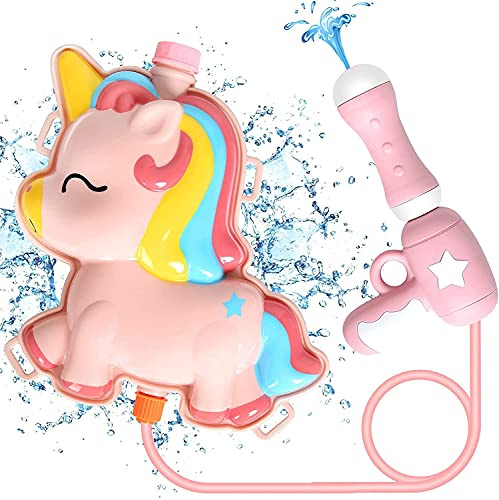 Pistolet eau pour enfants, jouet avec réservoir de 2000 ml, jouet d'eau pour l'été, la plage, la piscine