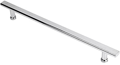 Maniglia per Porta della Doccia in Vetro per Bagno,Maniglia per Porta della Doccia su Un Lato Finitura Cromata Lucida in Acciaio Inossidabile 304 (Size : 400mm)