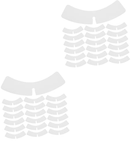 PACKOVE 200pezzi Collare Camicia Supporto Trasparente Stecche Per Collo Rigido Facile Da Usare Resistente e Pratico Per Camicie Formali e Casual