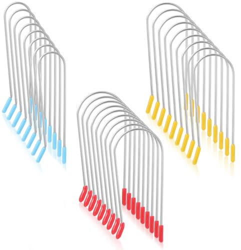 Nogeqi 24pcs Hot Roller Clips,Hot Curler Clips Replacement Kit,Replacement Hot Roller Clip for Heated Rollers,Hot Curlers Cilp Fits All Sized Rollers Curlers(¾, 1, 1¼)