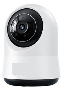 VEKELETE Telecamera IP WiFi 5MP 3K 2.4G/5G Protezione di Sicurezza Interna Pan & Tilt Zoom Digitale 8X Mini telecamere di sorveglianza(U/K)