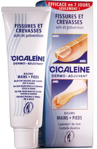 CICALEINE – Baume Pieds Restructurant, Répare et Apaise Fissures et Crevasses (Tube 30mL) - Le Lot De 3