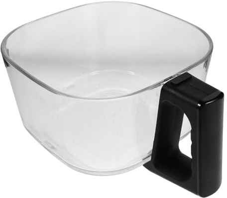 FUNNETOYU Repuesto Freidora de Aire de Cristal 4.5l, Cajón para Freidora de Aire, Inserto de Vidrio Extraíble para Cocina