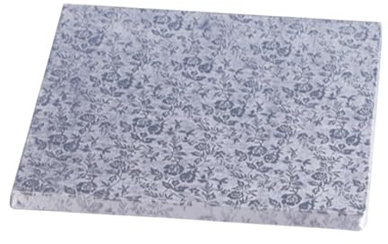 Cake Company Tortenplatte Quadrat 33x33 cm | Cake Board quadratisch | auch für Dicke und mehrstöckige Torten | hochwertige Alukaschierung | 10mm dick | 1 Stück