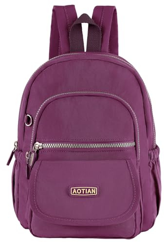 AOTIAN Mini Nailon Ultra Leggero Casual Zaino da Donna Zainetti Giornaliero da Bambina