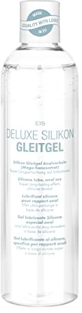 EIS Deluxe Silikon Anal-Gleitmittel | Gleitgel Analverkehr mit Langzeitwirkung für gefühlsechtes Empfinden & intensiven Analsex | Gleitgel stimulierend | 250 ml