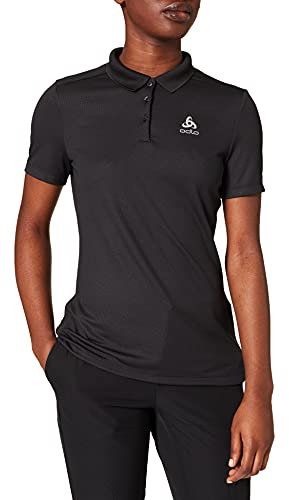 Odlo Damen Polo Shirt F-Dry, Black, M