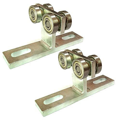 RHKING Chariot à roulettes pour installation de palan électrique à 4 roues, silencieux pour une utilisation avec 4,8 cm de large et tous les canaux de suspension de 4,8 cm ou plus grands
