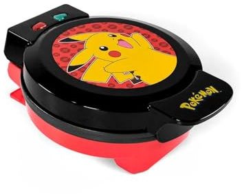 UNCANNY Gaufrier Pokémon Pikachu Officiel Thermostat Réglable 850W