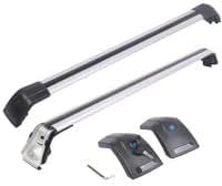 2 Stück Dachträger Gepäckträger Querträger Balken für VW ID4 ID.4 X 2021 2022 2023 2024, Aluminium Querstangen für Gepäck, Campingausrüstung, Fahrrad