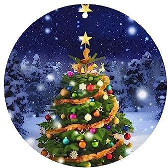 Lot de 6 désodorisants de voiture à suspendre pour sapin de Noël - Feuilles parfumées à suspendre pour voiture, maison, décoration intérieure