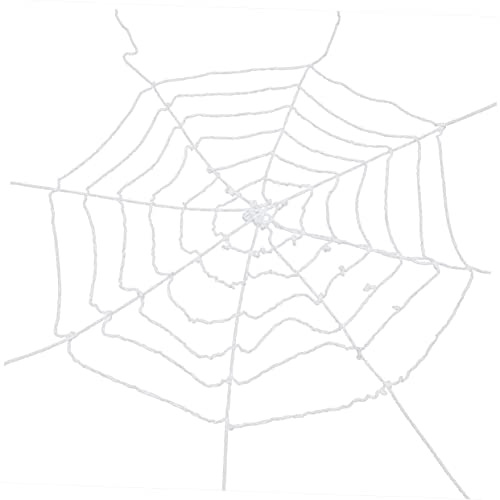 TOYANDONA Decoración Blanca Decoraciones De Halloween Al Aire Decoración Al Aire Adornos Tela De Araña Decoración Tela De Araña Cuerda Telaraña Decoraciones Decorar
