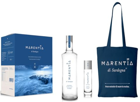 Trio Set con Tote Bag Esclusiva: Marentìa, acqua di mare per uso alimentare