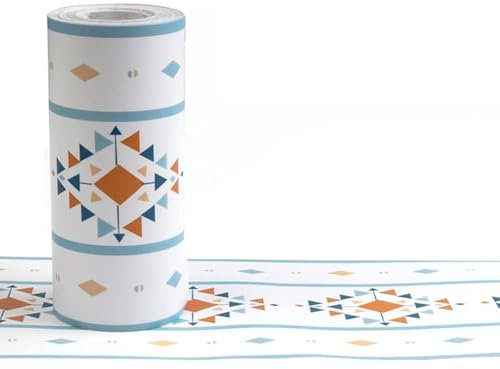 Borde de azulejos autoadhesivos de PVC, borde de papel tapiz, borde de papel tapiz autoadhesivo, despegar y pegar, borde de pared impermeable, adhesivo for azulejos de cocina, línea de rodapié de baño