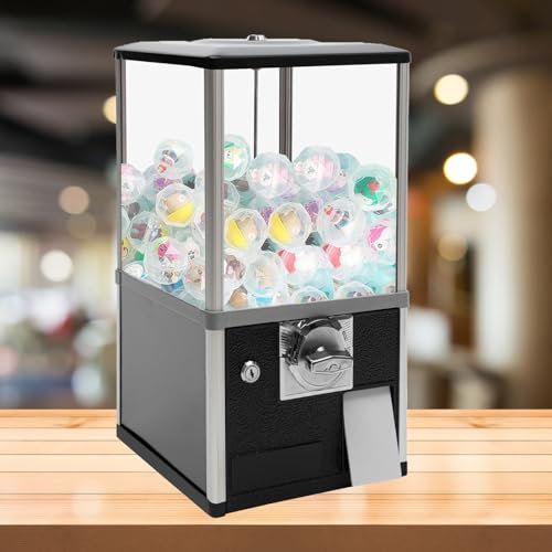 EliKBH Vending Machine Candy Dispenser Candy Machine for Commercial Use, Office, Birthday Parties (Color : Black)
