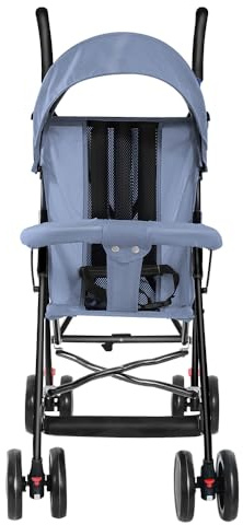 Tricycle bébé évolutif Vélo 5 en 1 jusqu'ā 25 kg, Cabine étanche avec Filtre UPF50+, Pliable, Sičge pivotant 360 degrés, Réglable, D-Bleu