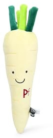 Petface Penelope Parsnip Plush Dog Toy with Built-In Squeaker (Pack of 1)