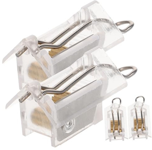 Alipis 4pcs Venetian Blind Cord Lock Mechanism Venetian Blinds Hardware and Reusable Pom Parts with Smooth Surface for Curtain Cord Repairs