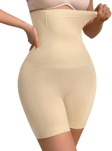 PASUDA Culotte Gainante Femme Gaine Ventre Plat Amincissante Invisible Sculptante Culottes Taille Haute Panty Minceur Short Antidérapant Anti Frottement Efficace Invisible Shapewear