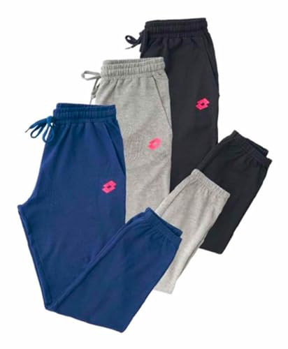 Lotto Tuta Donna in Felpa Estiva - Tuta Donna Completa - Sportiva - Leggera Morbida per il tuo massimo comfort (1017 NERO, XL)