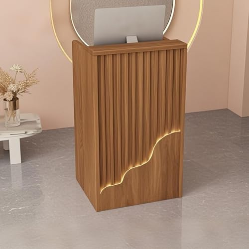 Rytgdxss Empfangstresen Empfangstheke, Geeignet Für Firmenempfangstresen Und Hotels./A-4/60 * 40 * 96cm