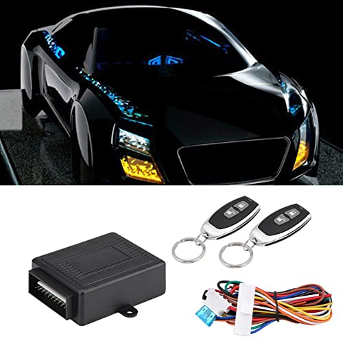 ZenithAur Universal Vehicle Door Lock, Car Remote Central Kit, Keyless Entry System with 2 Remote Controllers and Central Locking Mechanism for Vehicles