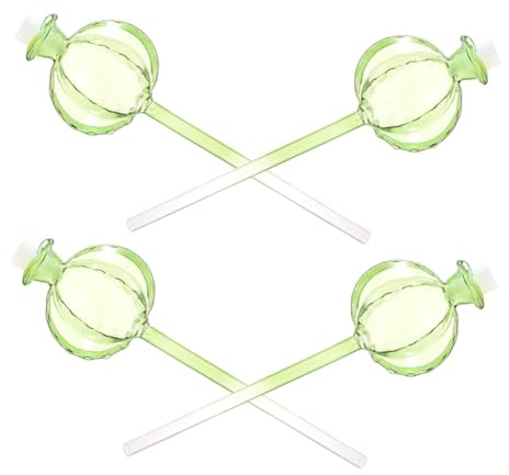 Levemolo 4 pièces Lot de Globes Arrosage Verre Forme Cactus pour Plantes Pot Système Arrosage Automatique Pratique pour Jardin Intérieur et Extérieur Outil Irrigation Autonome pour Fleurs