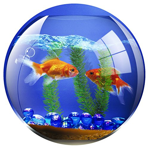 Fellowes Round Brite Mat Mouse Pad - Goldfish Bowl